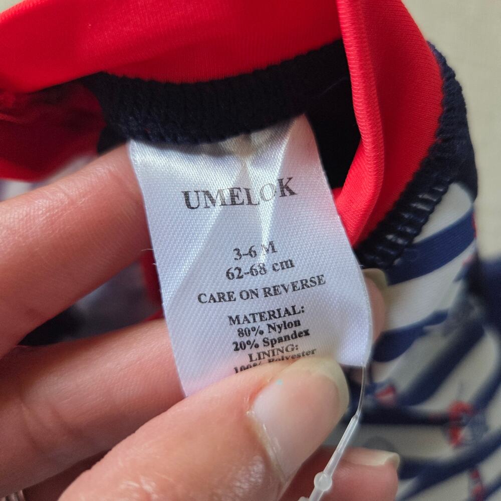 Umelok Rashguard Nautical Print Swimsuit - Picture 5 of 7